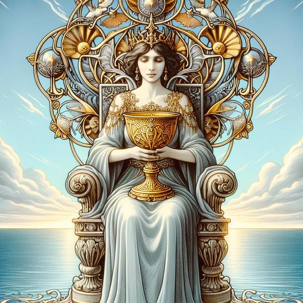 Signification de la Reine de Coupe dans le Tarot