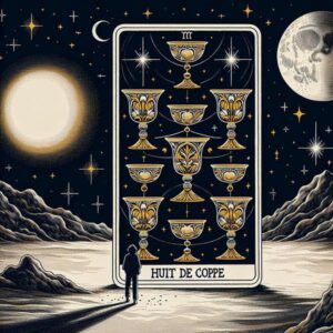 Signification du Huit de Coupe dans le Tarot