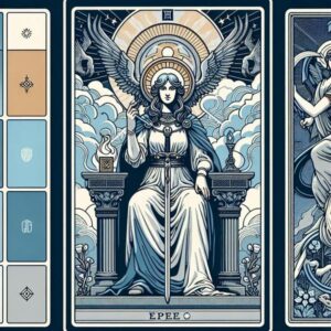 Signification et Interprétation de la Reine d'Épée dans le Tarot